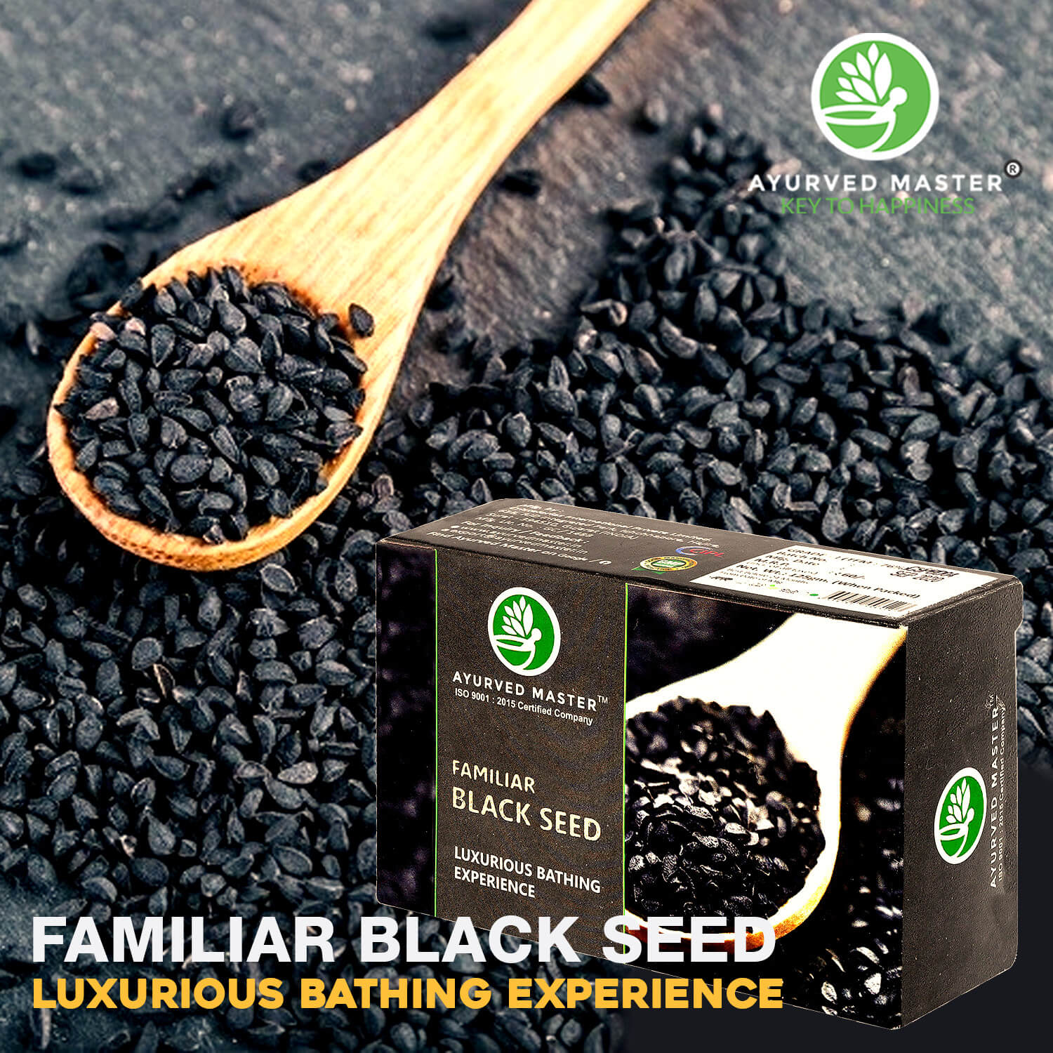 Luxurious Nigella Sativa Black Seed Oil Based Handmade Soap With Honey, For Skin Deep Cleansing | 125GM