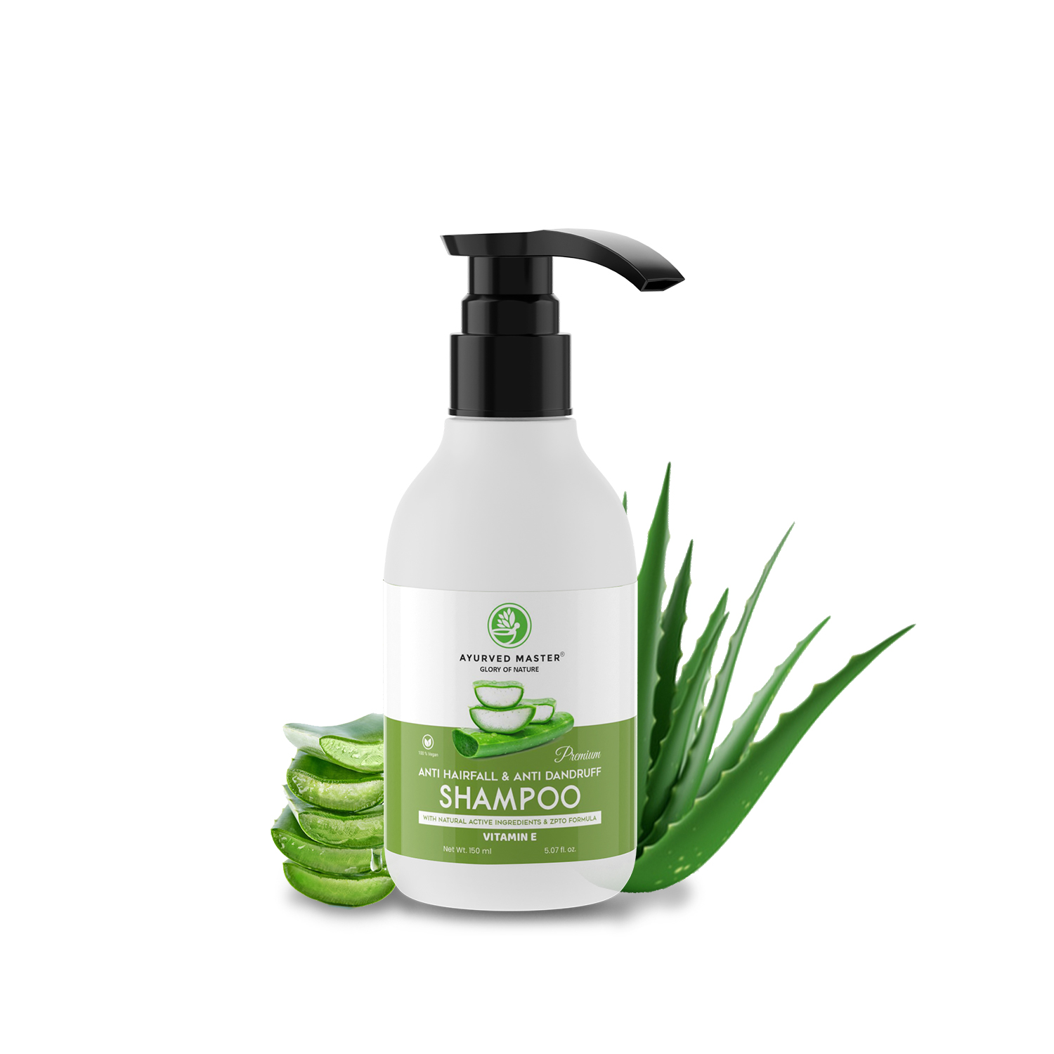 Anti Hairfall and Anti Dandruff Aloe Vera Based Shampoo With Natural Active Ingredients | 150ML
