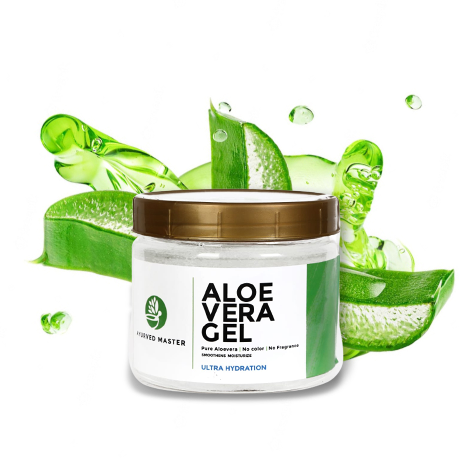 Premium Quality Ultra Hydrating and ultra  Moisturizing Aloevera gel, this is Upto 99% Pure Aloe Vera Gel it is used for Silky, Soft and Smoothens Skin | 500 GM